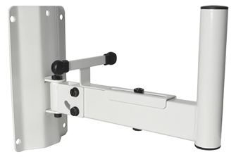 Loudspeaker Wall Bracket with 2 Way Adjustment White Finish